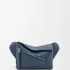 Small Puzzle Edge bumbag in classic calfskin Indigo Dye Small Puzzle Edge bumbag in classic calfskin Indigo Dye