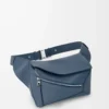 Small Puzzle Edge bumbag in classic calfskin Indigo Dye Small Puzzle Edge bumbag in classic calfskin Indigo Dye