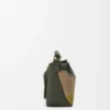 Small Puzzle Edge Landscape bag in nappa calfskin Bottle Green/Ochre Small Puzzle Edge Landscape bag in nappa calfskin Bottle Green/Ochre