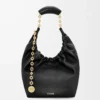 Small Squeeze bag in mellow nappa lambskin Black