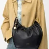 Small Squeeze bag in mellow nappa lambskin Black