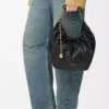 Small Squeeze bag in mellow nappa lambskin Black