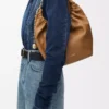 Small Squeeze bag in mellow nappa lambskin Oak