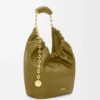 Small Squeeze bag in mellow nappa lambskin Olive
