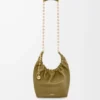 Small Squeeze bag in mellow nappa lambskin Olive