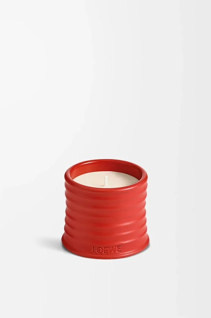 Small Tomato Leaves candle Red Small Tomato Leaves candle Red