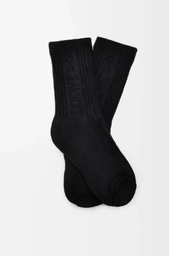 Socks in cotton Black Socks in cotton Black