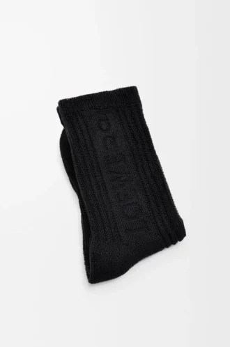 Socks in cotton Black Socks in cotton Black