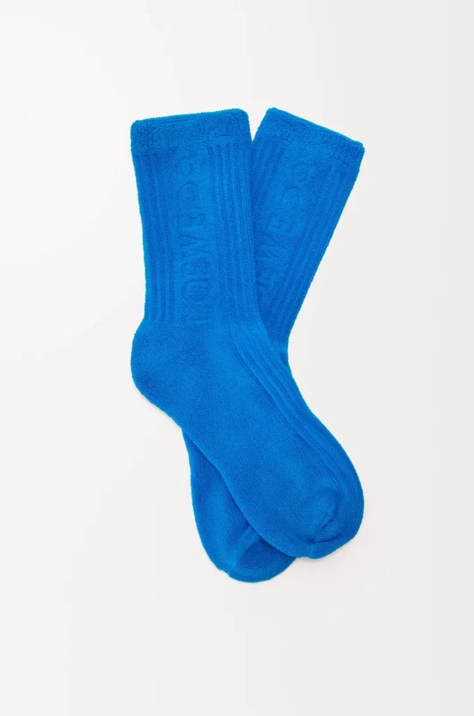 Socks in cotton Blue Socks in cotton Blue