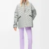 Soft bootleg pants in technical jersey Lilac Soft bootleg pants in technical jersey Lilac