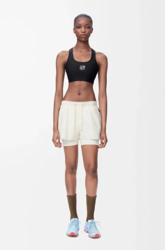 Soft bra in technical jersey Black