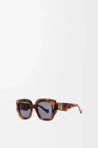 Square Screen sunglasses Havana
