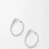 Stirrup earrings in sterling silver Silver Stirrup earrings in sterling silver Silver
