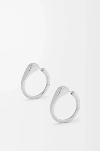 Stirrup earrings in sterling silver Silver