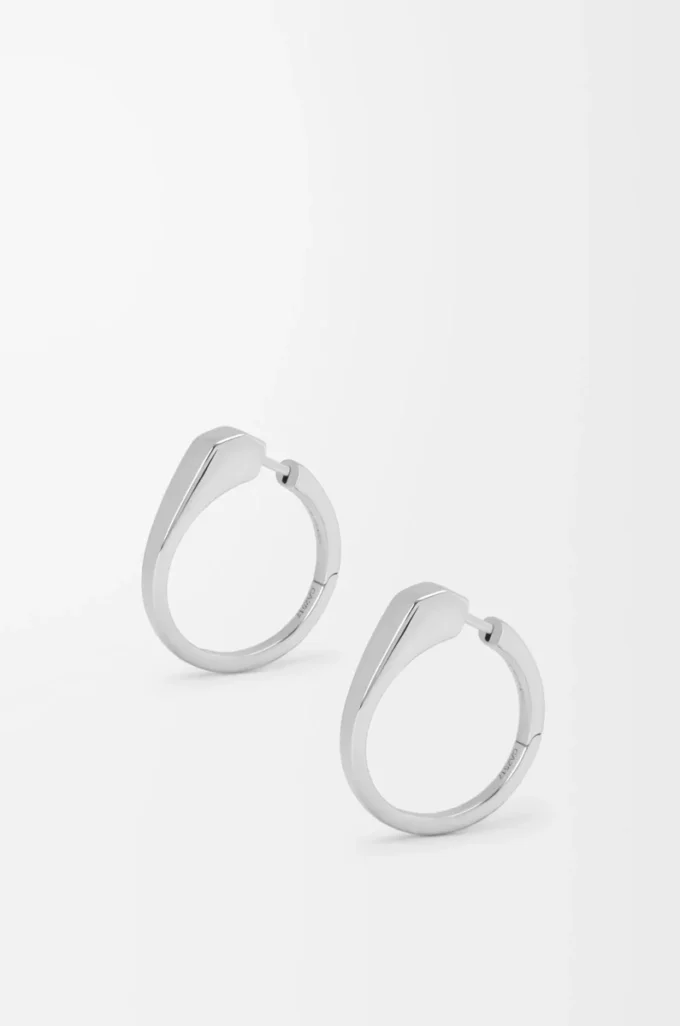 Stirrup earrings in sterling silver Silver Stirrup earrings in sterling silver Silver