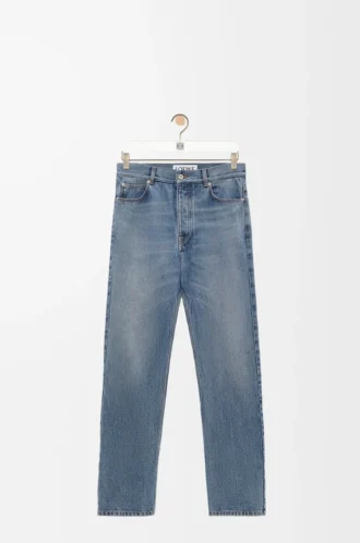 Straight leg jeans in denim Blue