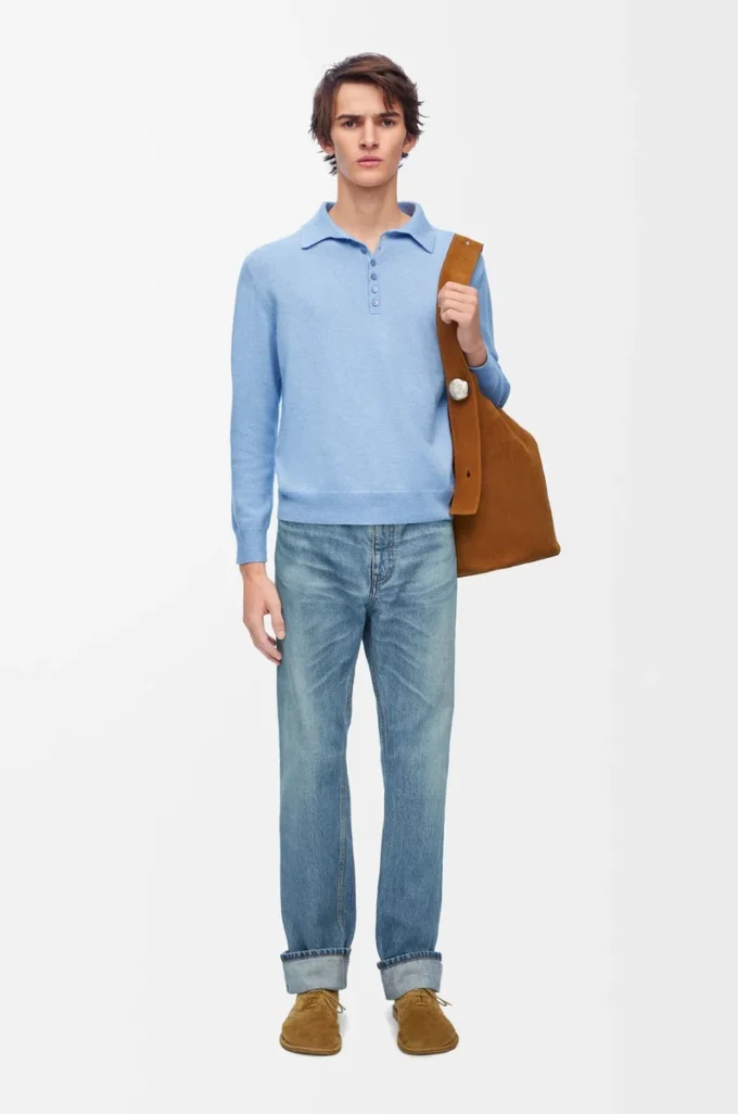 Straight leg jeans in denim Vintage Blue Straight leg jeans in denim Vintage Blue