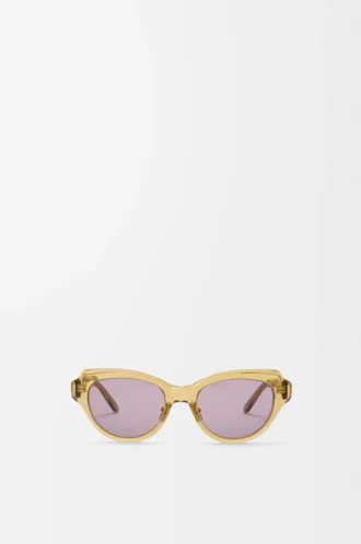 Swan Slim sunglasses Transparent Olive