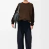 Sweater in cashmere Brown/Dark Brown