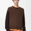 Sweater in cashmere Brown/Dark Brown