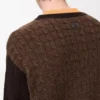 Sweater in cashmere Brown/Dark Brown