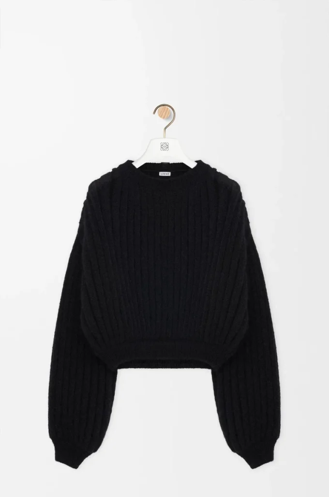 Sweater in mohair blend Black Sweater in mohair blend Black