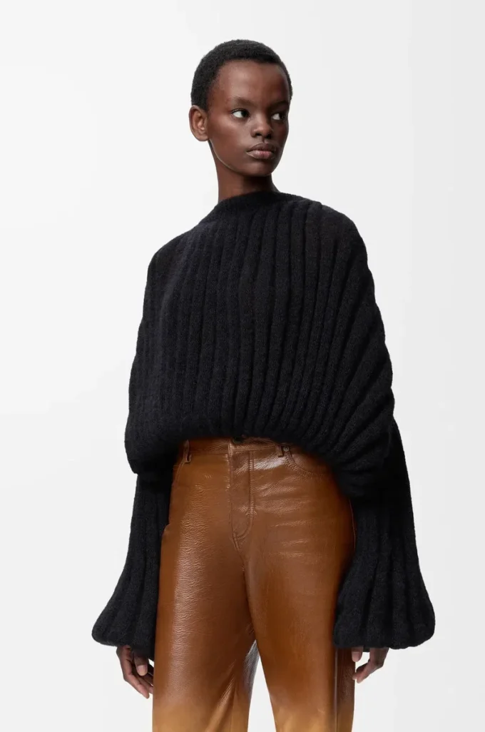 Sweater in mohair blend Black Sweater in mohair blend Black