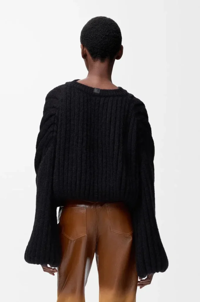 Sweater in mohair blend Black Sweater in mohair blend Black