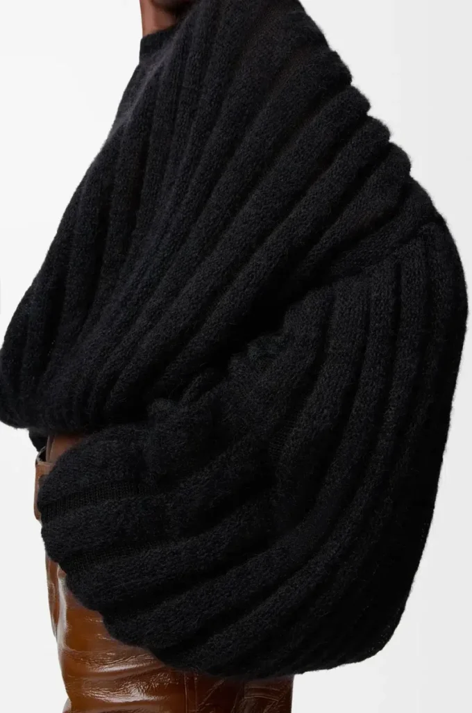 Sweater in mohair blend Black Sweater in mohair blend Black