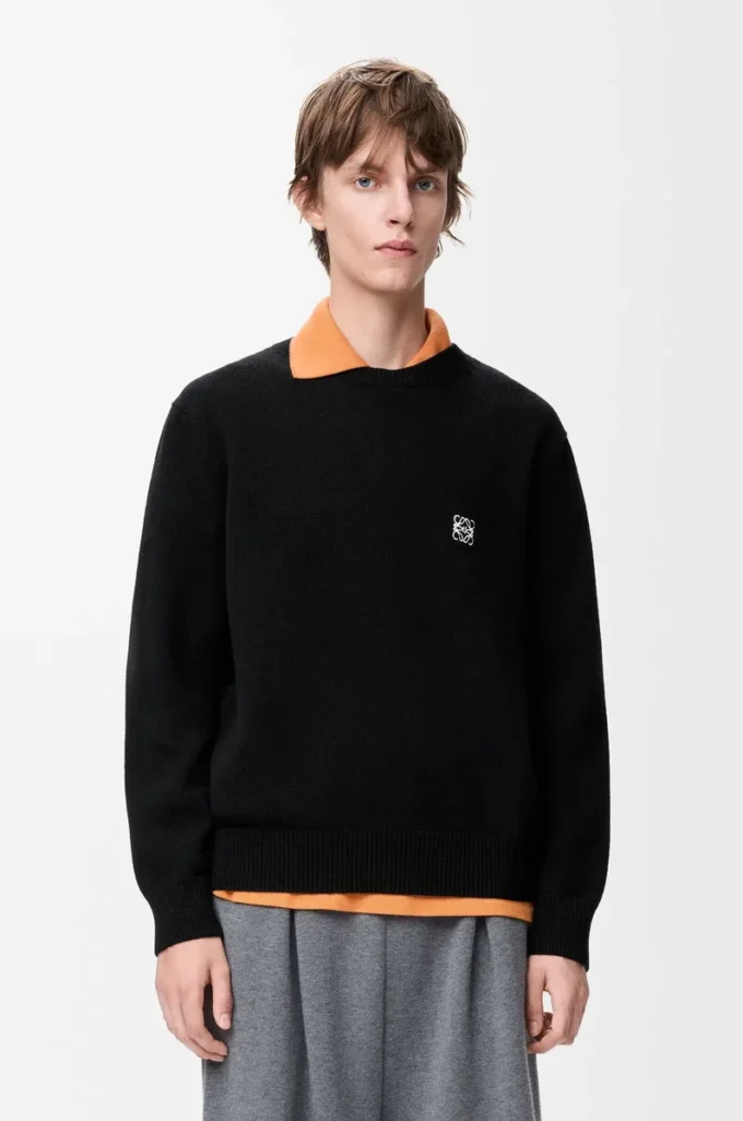 Sweater in wool Black Sweater in wool Black
