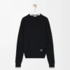 Sweater in wool Black/Grey Sweater in wool Black/Grey