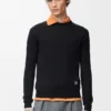 Sweater in wool Black/Grey Sweater in wool Black/Grey