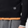 Sweater in wool Black/Grey Sweater in wool Black/Grey
