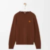 Sweater in wool Brown Sweater in wool Brown