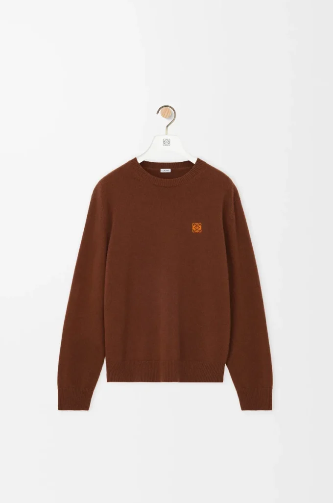 Sweater in wool Brown Sweater in wool Brown