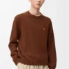 Sweater in wool Brown Sweater in wool Brown