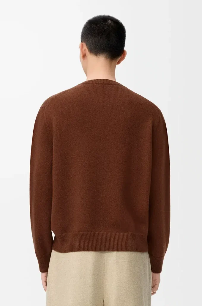 Sweater in wool Brown Sweater in wool Brown