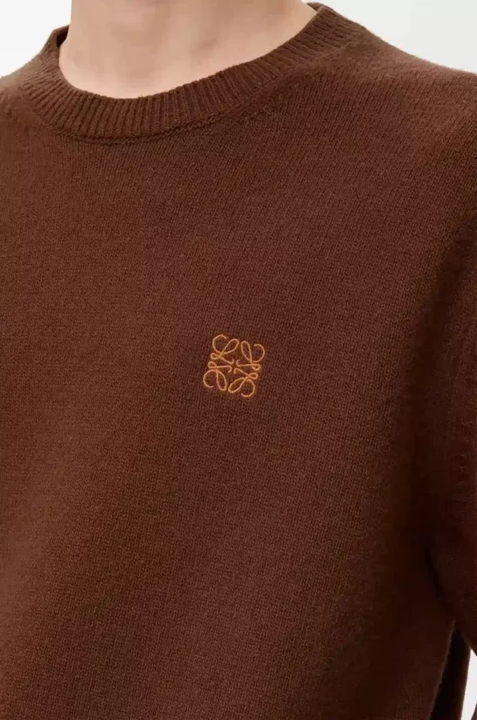 Sweater in wool Brown Sweater in wool Brown
