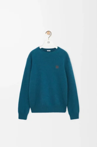 Sweater in wool Dark Green
