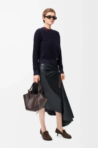 Sweater in wool Navy Blue