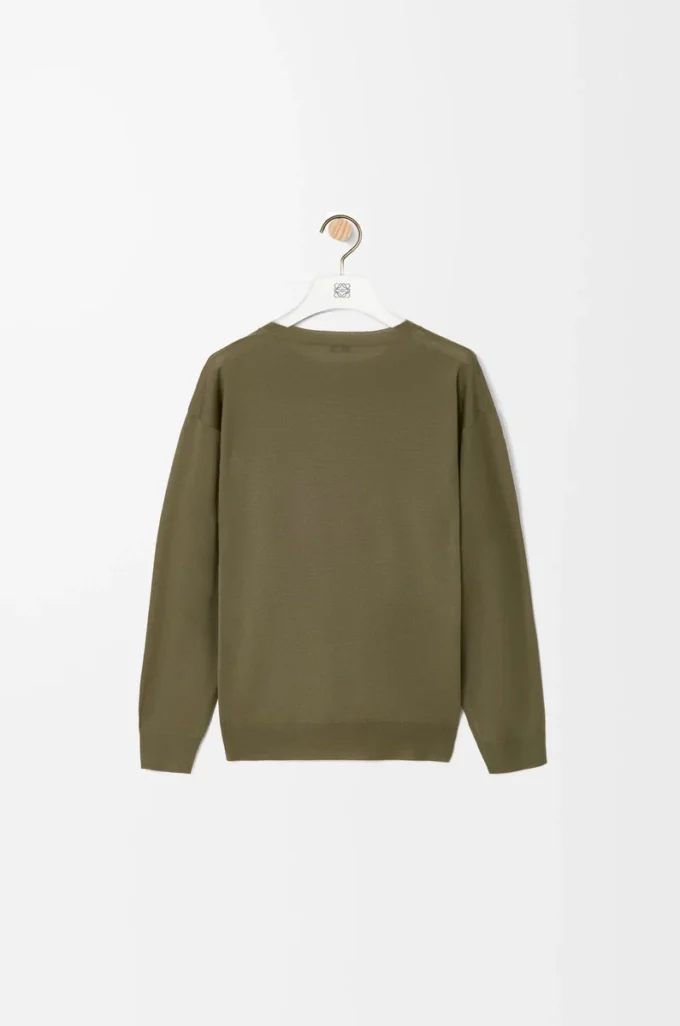 Sweater in wool Sage Sweater in wool Sage