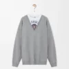 Sweatshirt in cotton Grey Melange