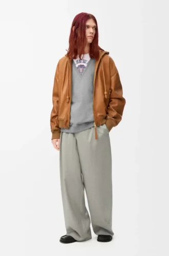 Sweatshirt in cotton Grey Melange