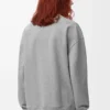 Sweatshirt in cotton Grey Melange
