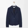 Tailored jacket in wool Navy Blue Tailored jacket in wool Navy Blue