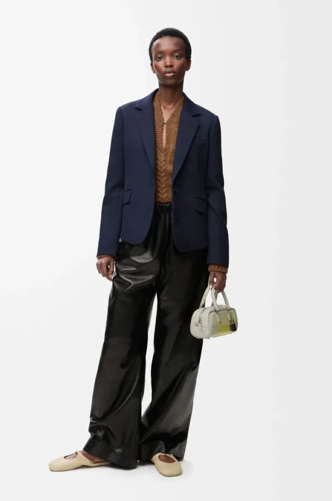 Tailored jacket in wool Navy Blue Tailored jacket in wool Navy Blue