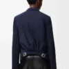 Tailored jacket in wool Navy Blue Tailored jacket in wool Navy Blue