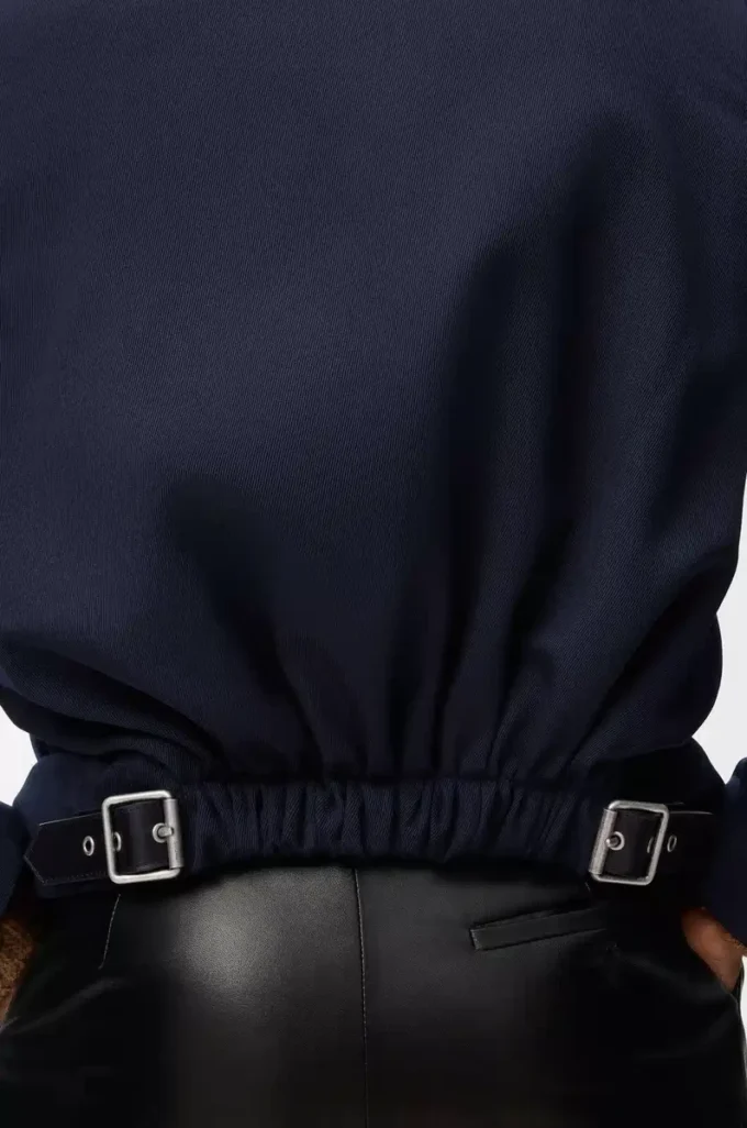 Tailored jacket in wool Navy Blue Tailored jacket in wool Navy Blue