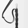Thin braided strap in classic calfskin Black Thin braided strap in classic calfskin Black