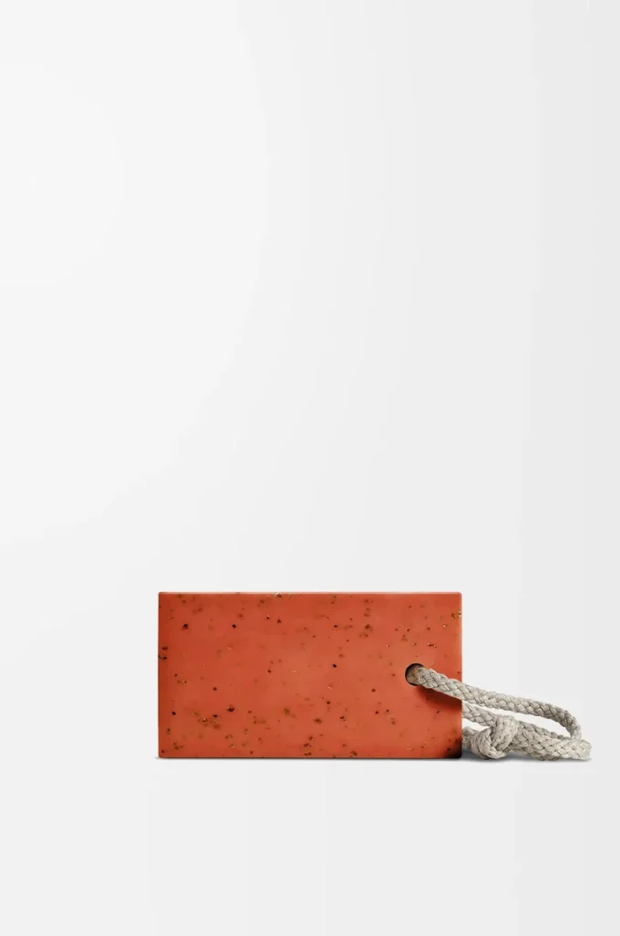 Tomato Leaves large bar soap Red